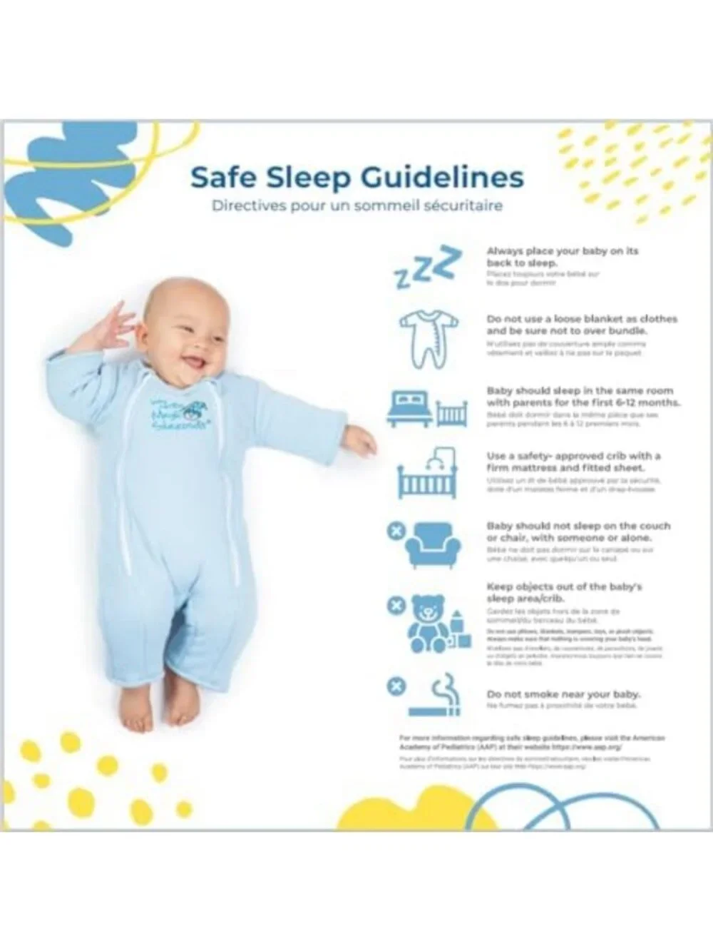Cozy Cotton Baby Sleepsuit - Soft Swaddle Transition for Better Sleep & Comfort